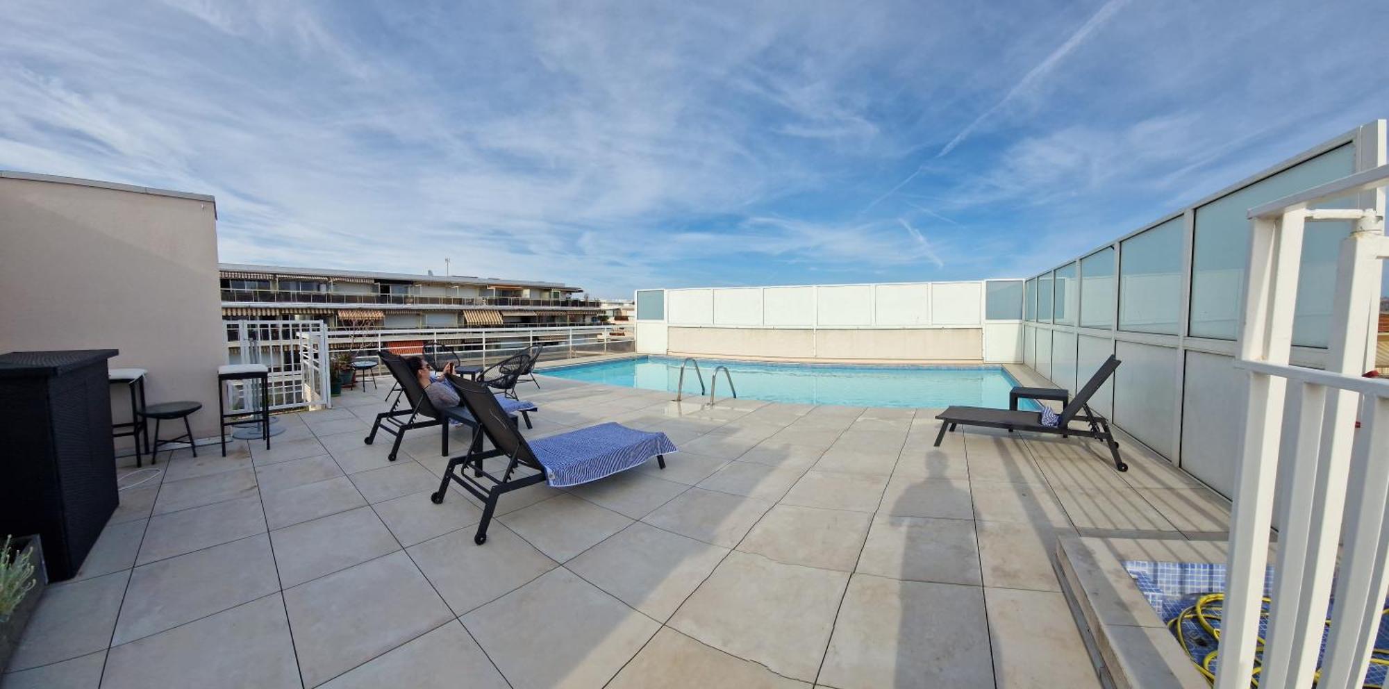 Juan 4 Prs, Clim, 300m Plage, Piscine, Parking Antibes