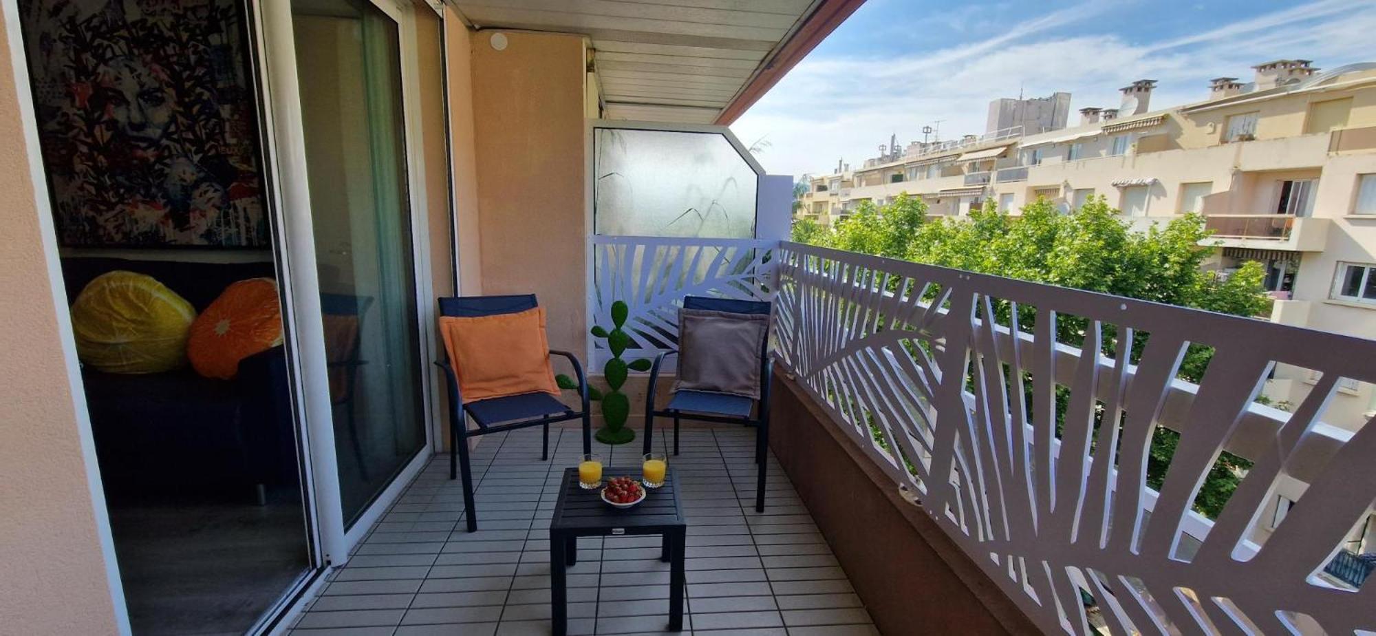 Appartement Juan 4 Prs, Clim, 300m Plage, Piscine, Parking Antibes