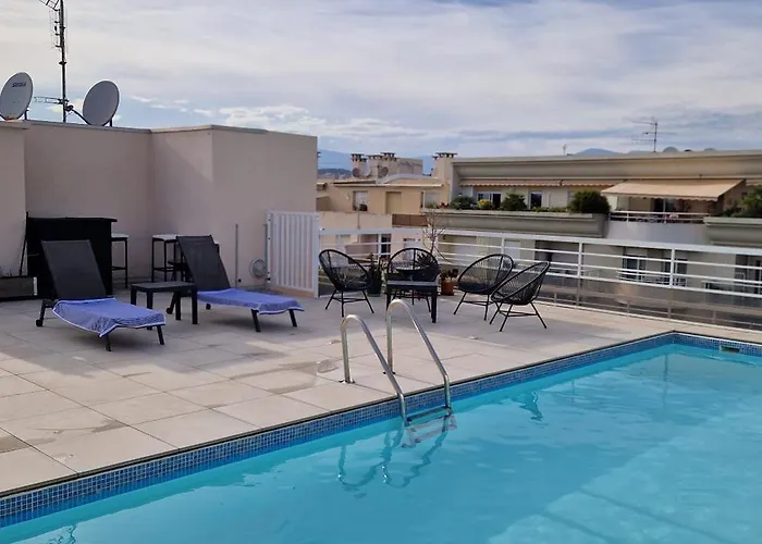 Juan 4 Prs, Clim, 300M Plage, Piscine, Parking